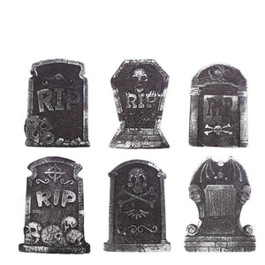 Halloween Foam Tombstone Decoration Haunted House Stone Grisly Props Party Decor Skeleton Tombstone Yard Decoration