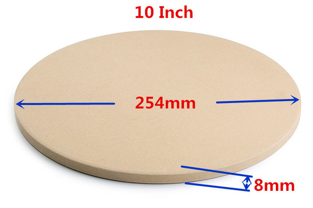 10 & 13 inch Pizza Stone for Cooking Baking Grilling -13 Inch Extra Thick - Pizza Tools for Oven and BBQ Grill Bakeware Kitchen