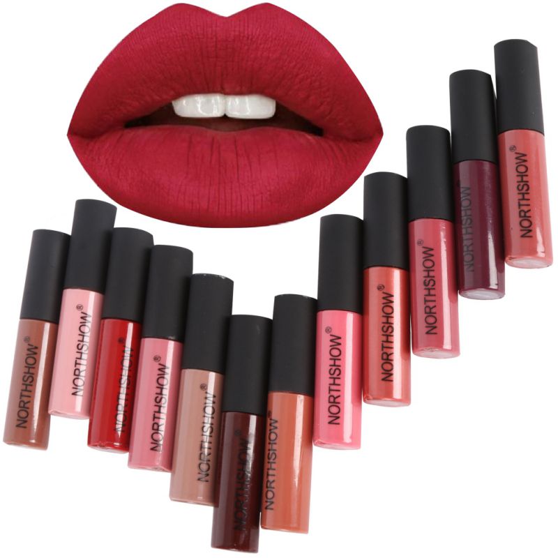 Waterproof Makeup Matte Lipstick Long-Lasting Liquid Lip Makeup Tint Tattoo Lipstick Easy To Wear Red Lip Gloss Cosmetic