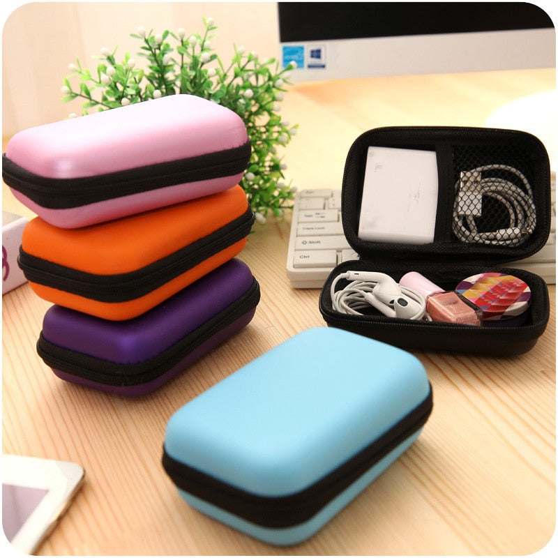 eTya New Portable Travel Electronic SD Card USB Cable Earphone Phone Charger Accessories Bags for Phone Data Organizer Bag Case