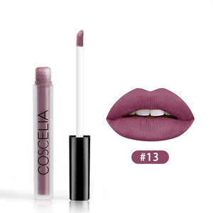 COSCELIA 15 Colors Waterproof Matte Lipstick Red Lip Long Lasting Lipstick Matte For Makeup Red Lip Matte Long Lasting Gift