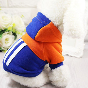 Dog Clothes Sports Hoodies For Small Dogs Chihuahua Pug French Bulldog