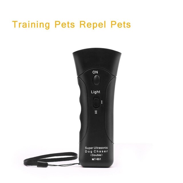 New Ultrasonic Dog Chaser Aggressive Attack Repeller Trainer