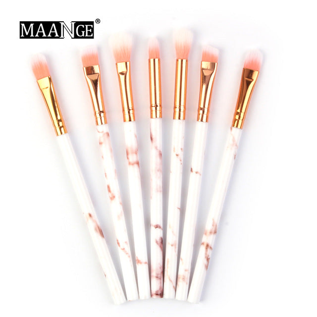 MAANGE Multifunctional 5/7/10pcs Marbling Makeup Brushes Set Eyeshadow Eyeliner Concealer Brush set Mini Make Up Brush Tool Kit