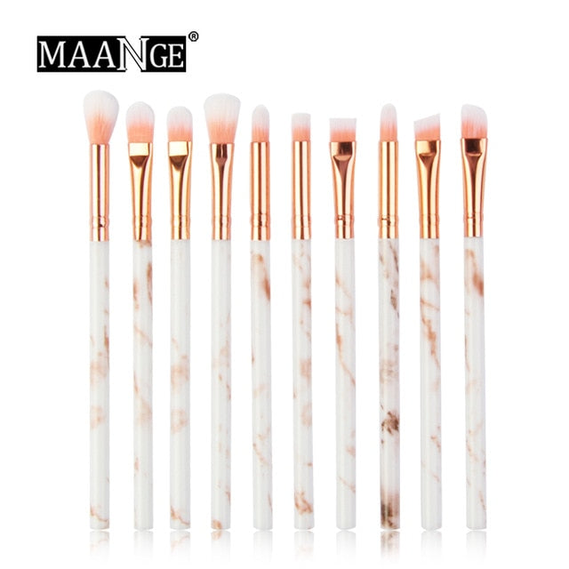 MAANGE Multifunctional 5/7/10pcs Marbling Makeup Brushes Set Eyeshadow Eyeliner Concealer Brush set Mini Make Up Brush Tool Kit