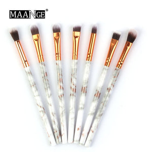 MAANGE Multifunctional 5/7/10pcs Marbling Makeup Brushes Set Eyeshadow Eyeliner Concealer Brush set Mini Make Up Brush Tool Kit