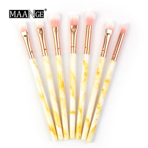 MAANGE Multifunctional 5/7/10pcs Marbling Makeup Brushes Set Eyeshadow Eyeliner Concealer Brush set Mini Make Up Brush Tool Kit