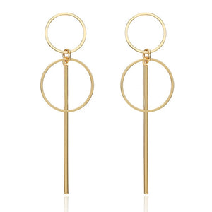 Fashion Statement Earrings 2018 Big Geometric earrings For Women Hanging Dangle Earrings Drop Earing modern Jewelry