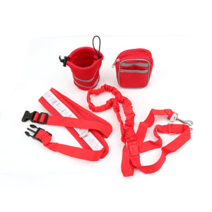 Pet Dog  Running Jogging Strip Elastic Leash Walking Hands Free