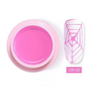 UR SUGAR 7ml Wire Drawing Nail Gel Lacquer Painting Gel Varnish Pulling Silk Spider Creative Nail Art Gel Nail Polish 30 Colors