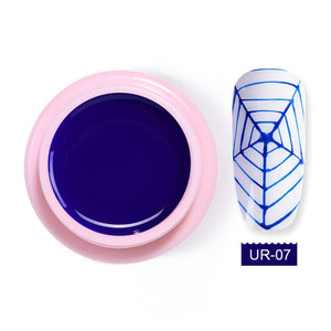 UR SUGAR 7ml Wire Drawing Nail Gel Lacquer Painting Gel Varnish Pulling Silk Spider Creative Nail Art Gel Nail Polish 30 Colors