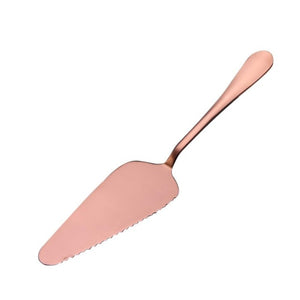 LanLan Colorful Stainless Steel Serrated Edge Cake Server Blade Cutter Pie Pizza Shovel Cake Spatula Baking Tool