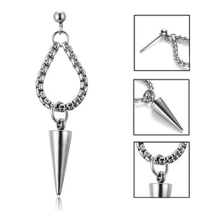 Pendientes Mujer Moda 2018 Korean Fashion Jewelry Geometric Long Tassel Stud Earrings For Women Brincos Kpop Earrings Men