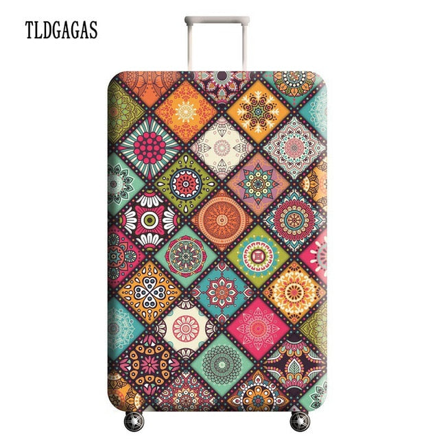 TLDGAGAS Travel Suitcase Protective Cover Luggage Case Travel Accessories Elastic Luggage Dust Cover Apply to 18''-32'' Suitcase