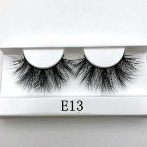 Mikiwi 25mm False Eyelashes Wholesale Thick Strip 25mm 3D Mink Lashes Custom Packaging Label Makeup Dramatic Long Mink Lashes