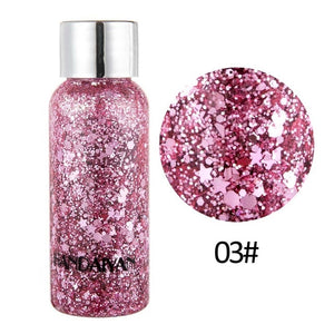 NEW 8 Colors Metal Eyeshadow Laser Sequins Flash Glitter Makeup Soft Glitter Shimmering 3D Eye Makeup Party Makeup Palette